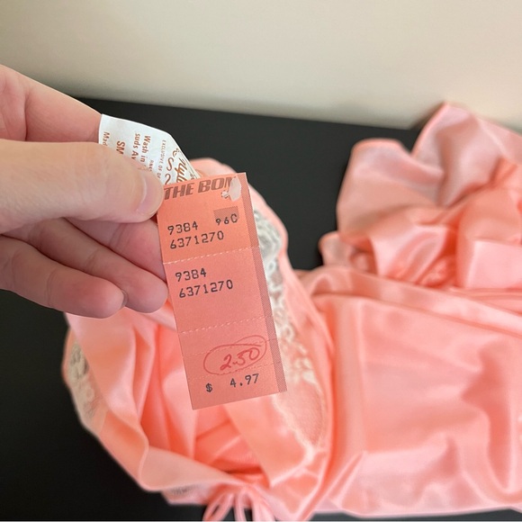 NWT Vintage 1960’s Chemise Nightgown - The Bon 100% Nylon Nightie - Deadstock - Picture 11 of 14